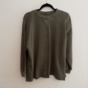 Aerie Olive Green Sweatshirt